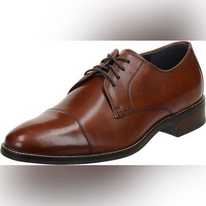 Cole Haan Tan Mens Lenox Hill Cap Leather Oxford Size 11.5